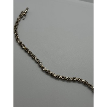 925 STERLING SILVER CZ BRACELET