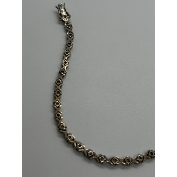 925 STERLING SILVER CZ BRACELET