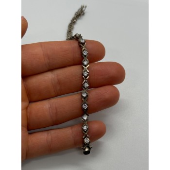 925 STERLING SILVER CZ BRACELET
