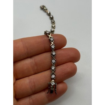 925 STERLING SILVER CZ BRACELET