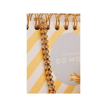 925 STERLING SILVER CITRINE & AMETHYST BRACELET SIZE 7.5 IN