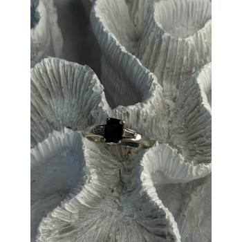 925 Sterling Silver Tourmaline & Beryl Ring Size 8.5