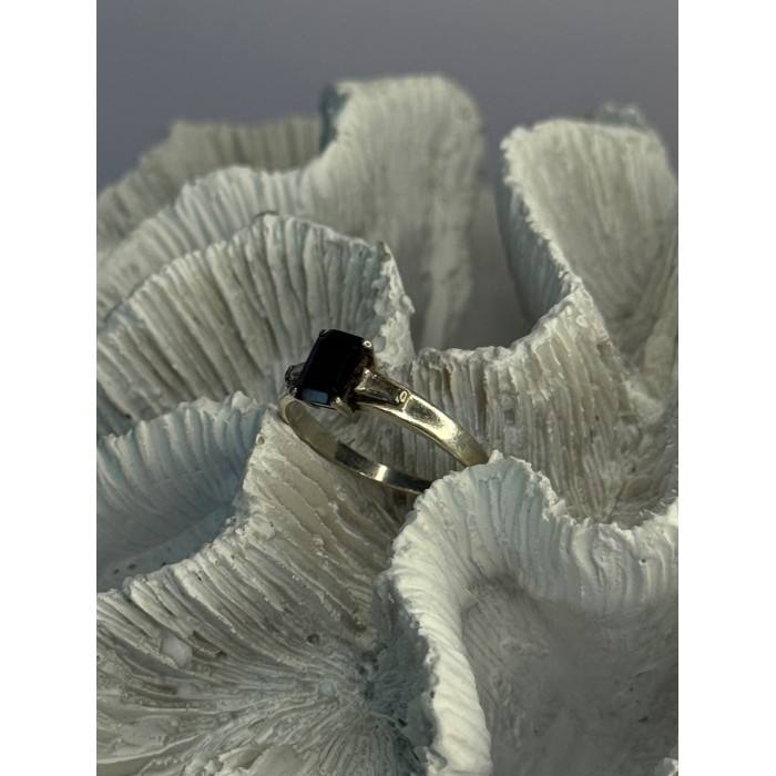 925 Sterling Silver Tourmaline & Beryl Ring Size 8.5