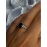 925 Sterling Silver Tourmaline & Beryl Ring Size 8.5