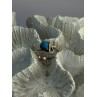 925 Sterling Silver Turquoise Ring Size 4