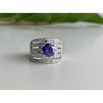 925 STERLING SILVER CZ RING SIZE 10