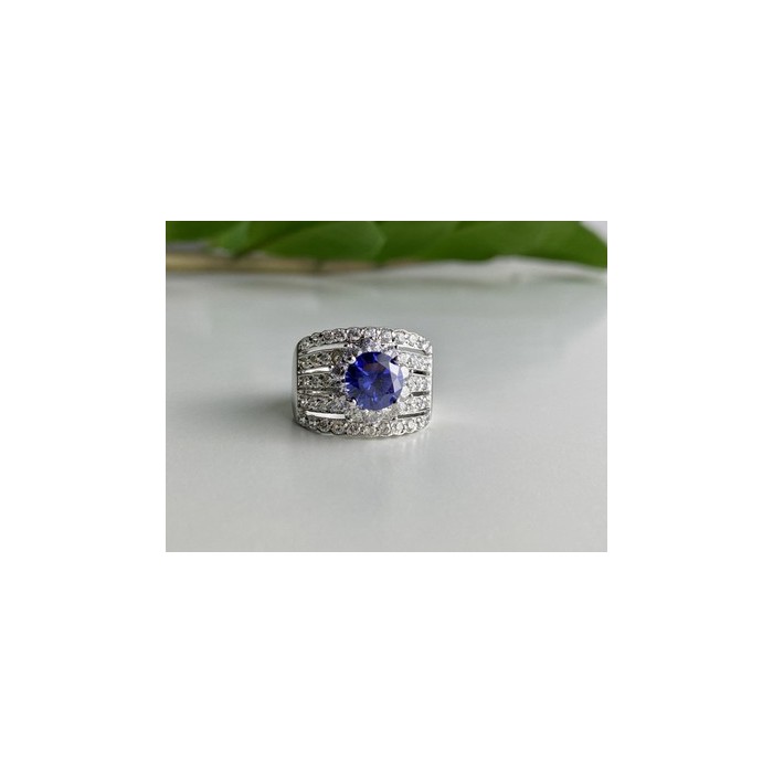 925 STERLING SILVER CZ RING SIZE 10