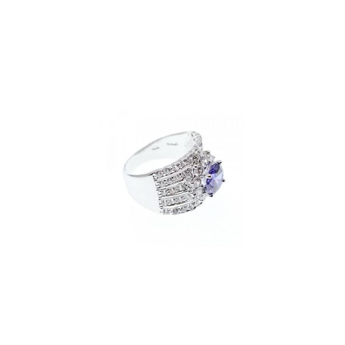 925 STERLING SILVER CZ RING SIZE 10