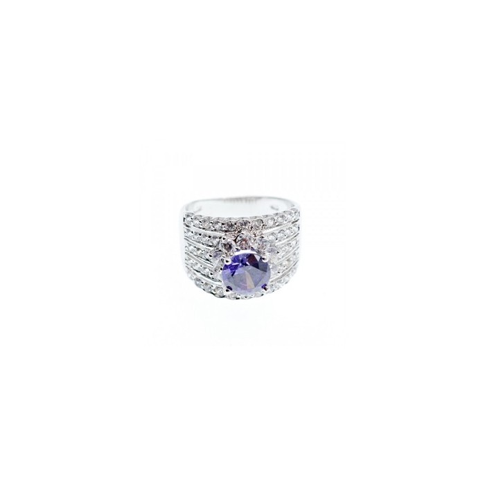 925 STERLING SILVER CZ RING SIZE 10