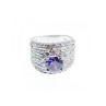 925 STERLING SILVER CZ RING SIZE 10