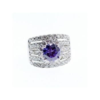 925 STERLING SILVER CZ RING SIZE 10