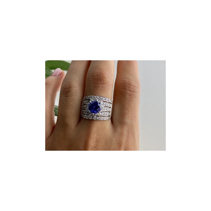 925 STERLING SILVER CZ RING SIZE 10