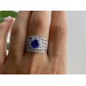925 STERLING SILVER CZ RING SIZE 10