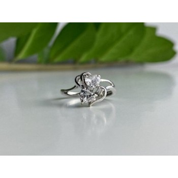 925 Sterling Silver White CZ 