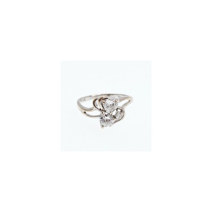 925 Sterling Silver White CZ 