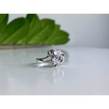 925 Sterling Silver White CZ 