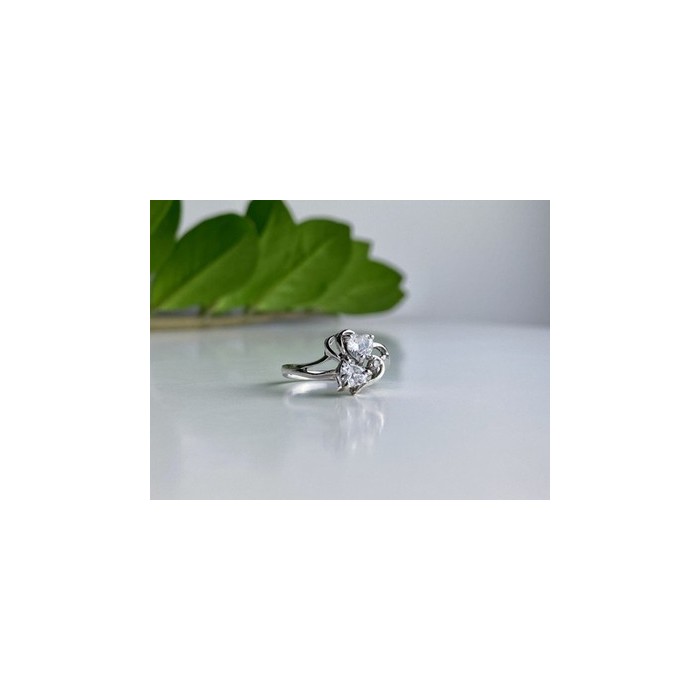 925 Sterling Silver White CZ 
