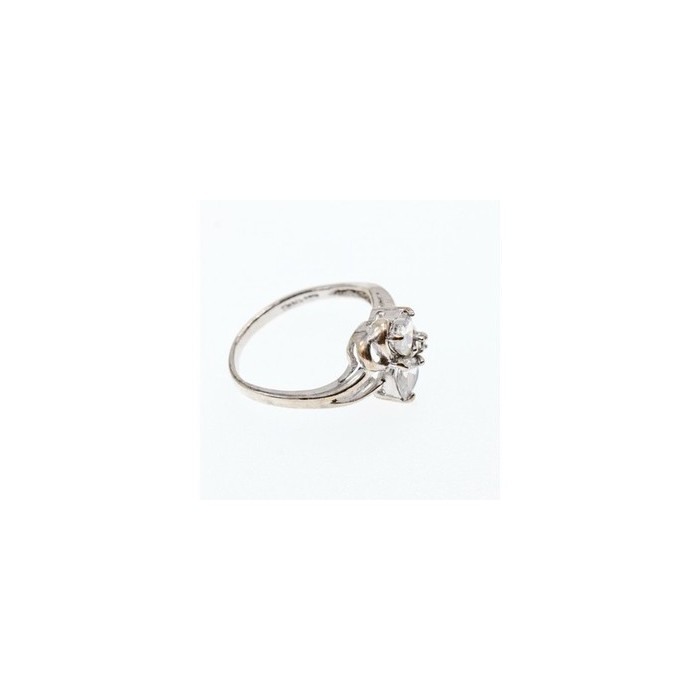 925 Sterling Silver White CZ 
