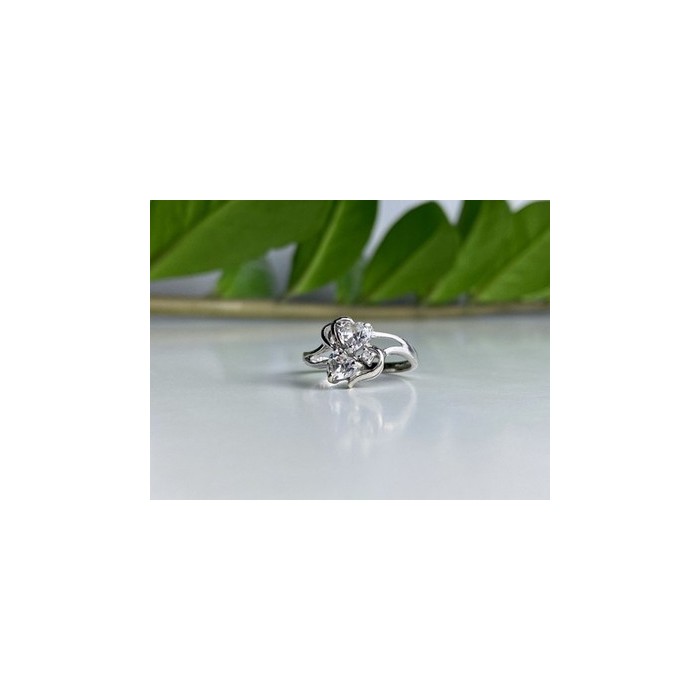 925 Sterling Silver White CZ 