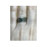 Vintage 925 Sterling Silver Green Nephrite (jade) Ring Size 7.5