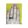 Vintage 925 Sterling Silver Green Nephrite (jade) Ring Size 7.5