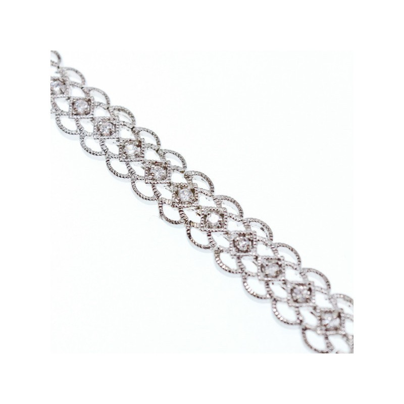 925 STERLING SILVER WHITE TOPAZ 