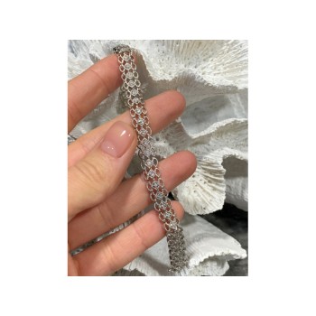 925 STERLING SILVER WHITE TOPAZ 