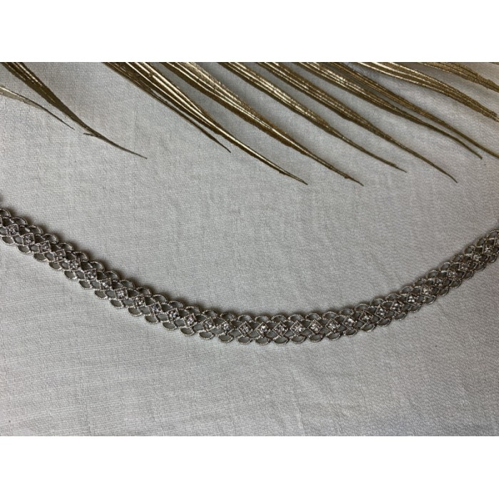 925 STERLING SILVER WHITE TOPAZ 