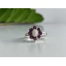 925 Sterling Silver Opal & Pink Spinel 