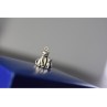 925 Sterling Silver Cats Pendant