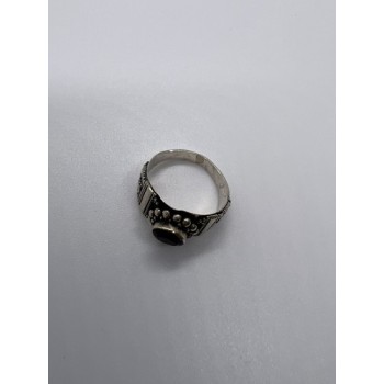 925 Sterling Silver Tourmaline Ring Size 8