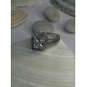 Shiny 925 Sterling Silver Cz Ring Size 10