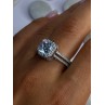 Shiny 925 Sterling Silver Cz Ring Size 10