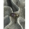 925 Sterling Silver Amethyst Ring Size 9.5