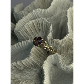 925 Sterling Silver Amethyst Ring Size 9.5