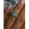 Vintage 925 Sterling Silver Turquoise Ring Size 6