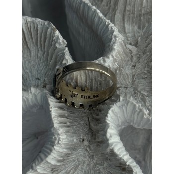 Vintage 925 Sterling Silver Turquoise Ring Size 6