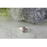 925 Sterling Silver Amethyst Ring Size 8