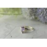 925 Sterling Silver Amethyst Ring Size 8