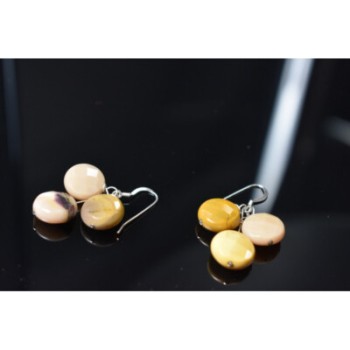 925 Sterling Silver Jasper Earrings