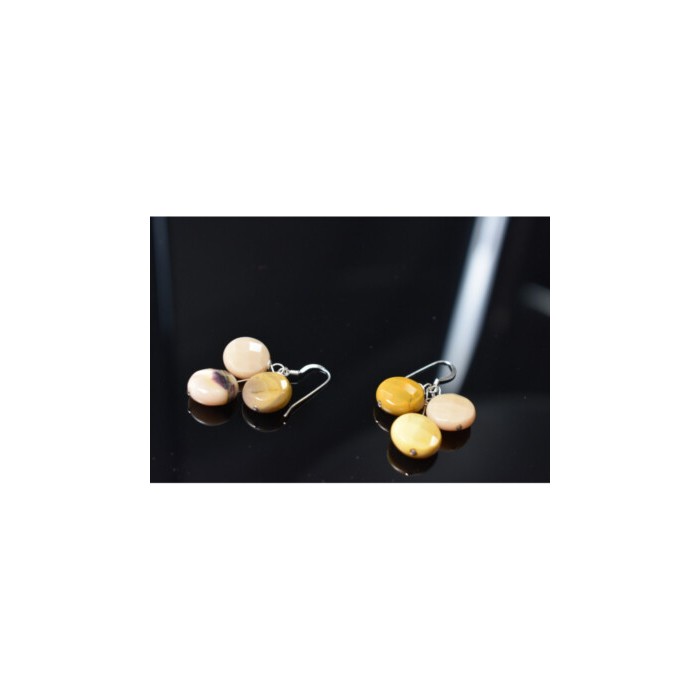 925 Sterling Silver Jasper Earrings