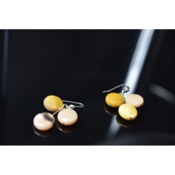 925 Sterling Silver Jasper Earrings