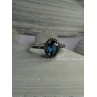 925 Sterling Silver Spinel & Beryl Ring Size 7