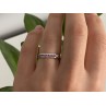 925 Sterling Silver Pink Spinel Ring Size 6