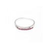 925 Sterling Silver Pink Spinel Ring Size 6