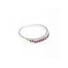 925 Sterling Silver Pink Spinel Ring Size 6
