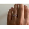 925 Sterling Silver Pink Spinel Ring Size 6