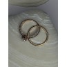14K Rose Gold Ring Set Sapphire & Diamond Size 7