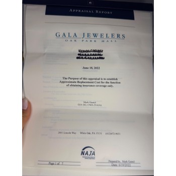 14K Rose Gold Ring Set Sapphire & Diamond Size 7