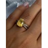925 Sterling Silver Citrine & Beryl Ring Size 7